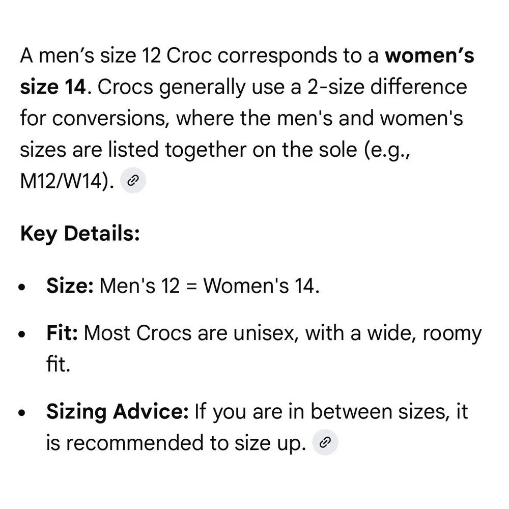 NWT Men's Size 12 Crocs Hello Kitty & Friends Cinnamonroll **Missing A Jibbitz**